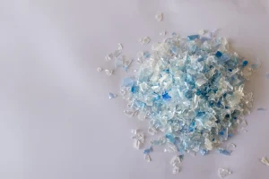 recycled plastic bottle flakes