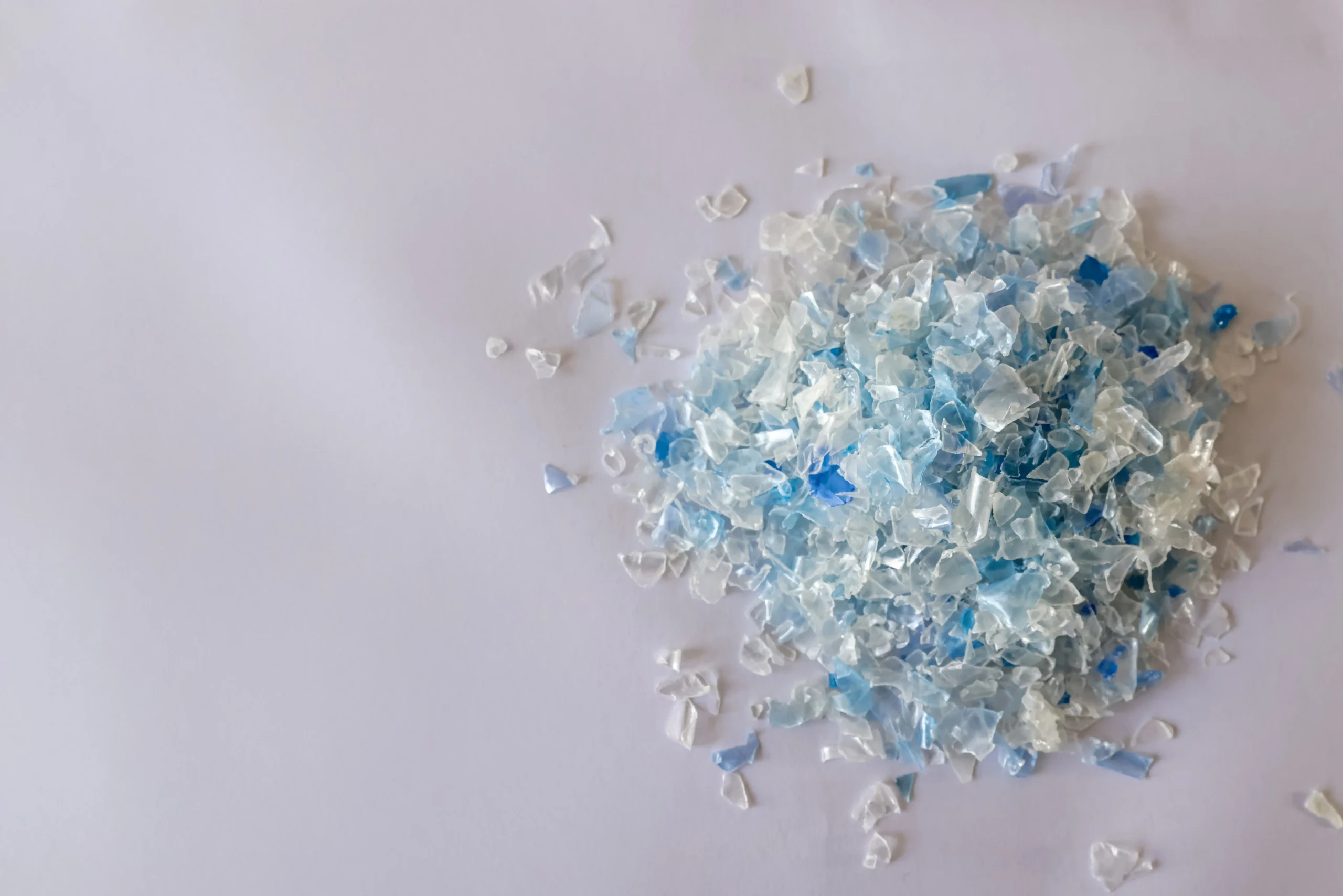 recycled plastic bottle flakes